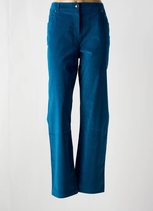 Pantalon droit bleu PAUSE CAFE pour femme
