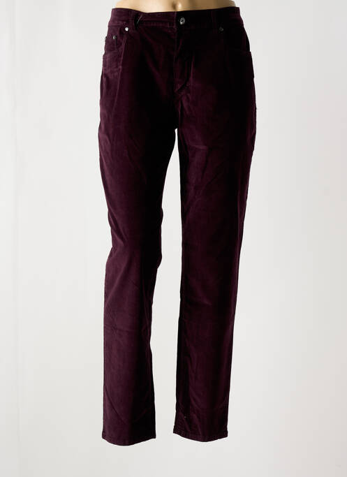 Pantalon droit violet ANNA MONTANA pour femme