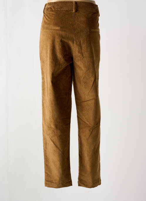 Pantalon slim marron AGATHE & LOUISE pour femme