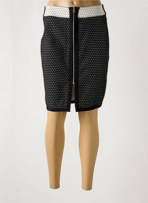 Jupe mi-longue taille normale noir PAUL BRIAL femme