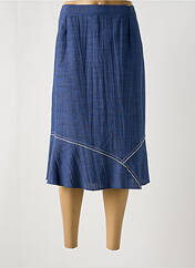 Jupe mi-longue bleu GEVANA pour femme seconde vue