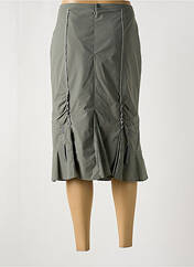 Jupe mi-longue gris CHRISTINE LAURE pour femme seconde vue