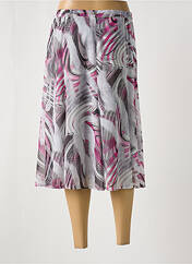 Jupe mi-longue rose GEVANA pour femme seconde vue