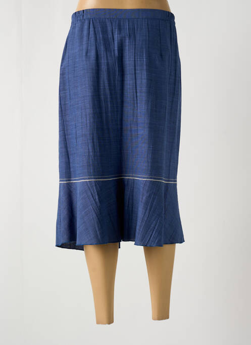 Jupe mi-longue bleu GEVANA pour femme