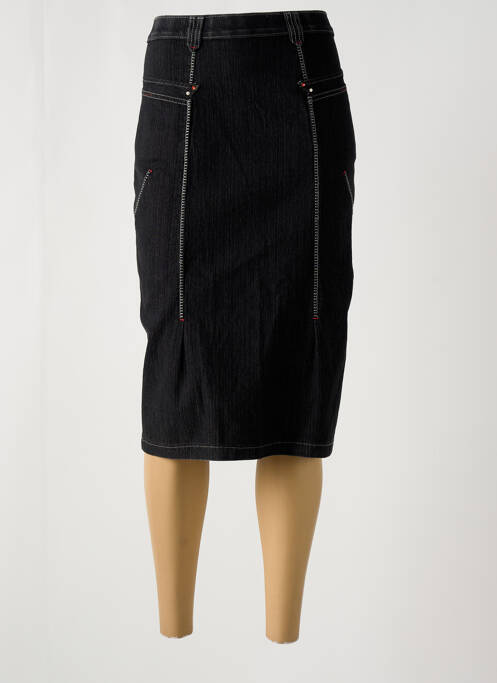 Jupe mi-longue gris CHRISTINE LAURE pour femme