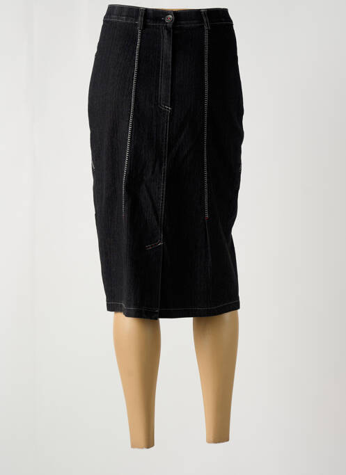 Jupe mi-longue gris CHRISTINE LAURE pour femme