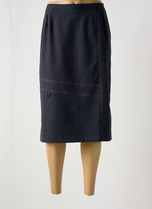 Jupe mi-longue gris GEVANA pour femme