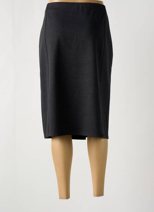 Jupe mi-longue gris GEVANA pour femme