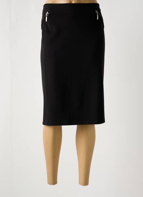 Jupe mi-longue noir CONCEPT K pour femme