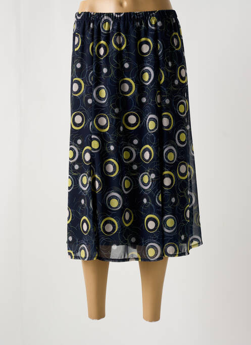Jupe mi-longue noir GEVANA pour femme