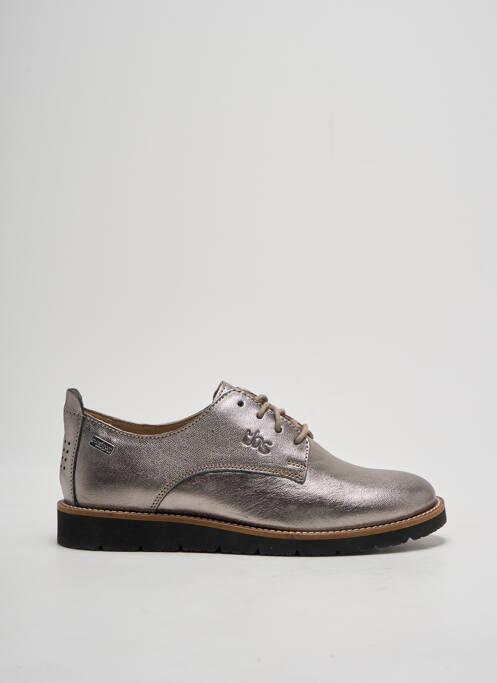 Derbies argent TBS pour femme