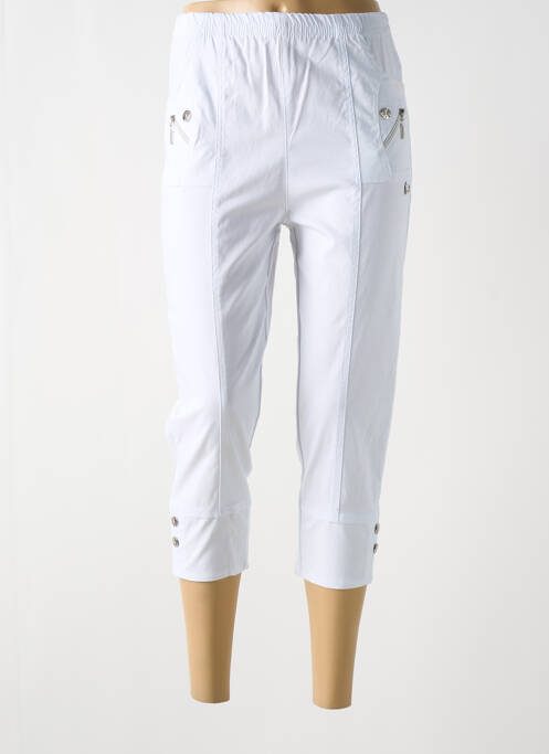Pantacourt blanc CHERRY B pour femme