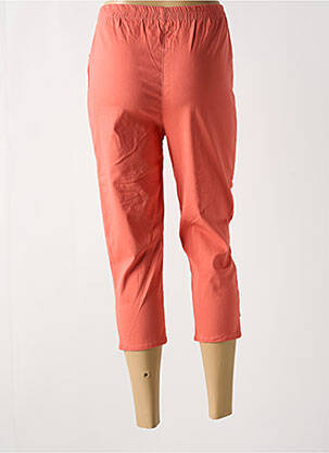 Pantacourt taille haute taille haute orange CHERRY B femme
