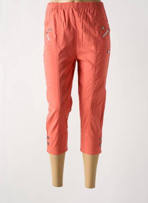 Pantalon 3/4 Femme En Coton élastique - Taille 38-50, Poches Latérales, Ceinture élastique - Printemps/été