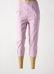 Pantacourt violet CHERRY B pour femme seconde vue