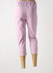 Pantacourt violet CHERRY B pour femme seconde vue