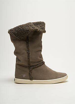 Bottes fourrée talon plat jusqu'à 3cm gris GOLA femme
