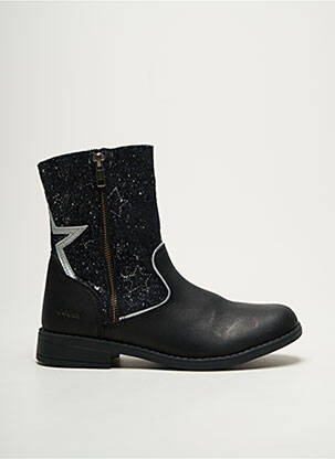 Bottines/boots matière lisse talon plat jusqu'à 3cm noir KICKERS femme