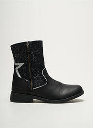 Bottines/boots tissage satiné talon plat jusqu'à 3cm noir KICKERS femme