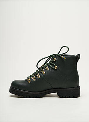 Bottines/boots fourrée talon plat jusqu'à 3cm vert BLACKSTONE femme
