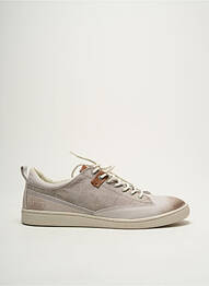 Baskets semelle amovible bout rond gris KICKERS homme