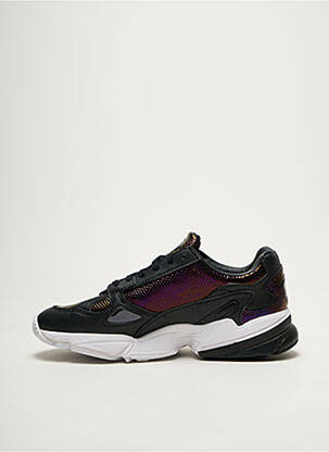 Baskets matière lisse talon de 4 à 6cm noir ADIDAS femme