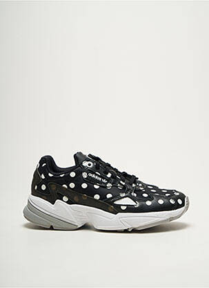 Baskets matière lisse talon de 4 à 6cm noir ADIDAS femme