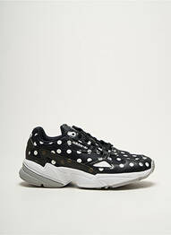 Baskets matière lisse talon de 4 à 6cm noir ADIDAS femme