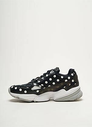 Baskets matière lisse talon de 4 à 6cm noir ADIDAS femme