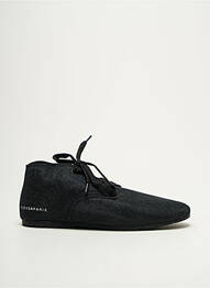 Baskets matière lisse talon plat jusqu'à 3cm noir ELEVEN PARIS femme