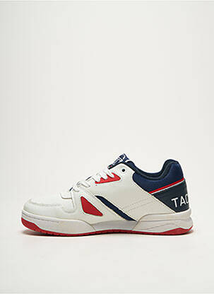 Baskets matière lisse bout rond blanc SERGIO TACCHINI homme