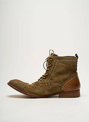 Bottines/boots semelle extérieure cuir talon bas marron HUDSON homme