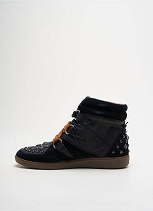 Baskets fermeture lacets talon plat jusqu'à 3cm noir GROUNDFIVE femme