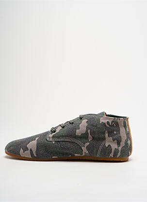 Baskets fermeture lacets vert ELEVEN PARIS homme