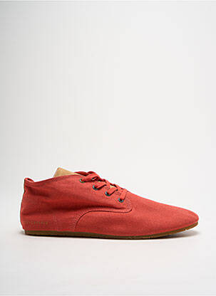 Baskets bout rond bout rond orange ELEVEN PARIS homme