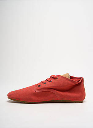 Baskets bout rond bout rond orange ELEVEN PARIS homme