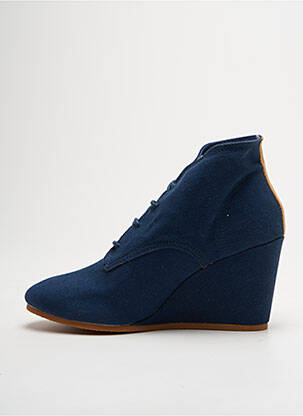 Bottines/boots talon de 7 à 9cm bleu ELEVEN PARIS femme