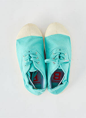 Baskets bout rond bout rond vert BENSIMON enfant