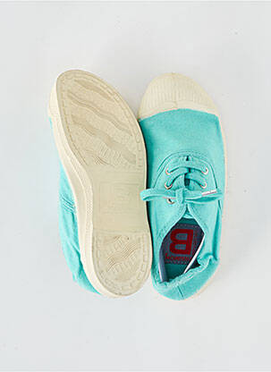 Baskets bout rond bout rond vert BENSIMON enfant