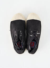 Baskets bout rond bout rond noir BENSIMON enfant
