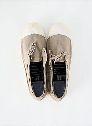 Chaussures bâteau bout rond bout rond beige BENSIMON homme