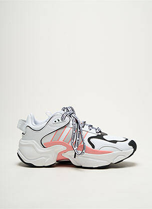 Baskets matière lisse talon de 4 à 6cm rose ADIDAS femme
