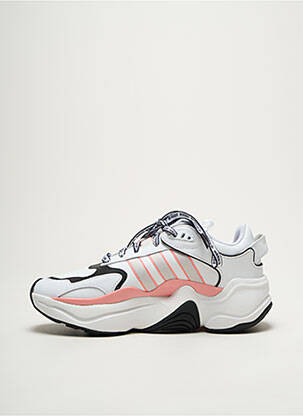 Baskets matière lisse talon de 4 à 6cm rose ADIDAS femme
