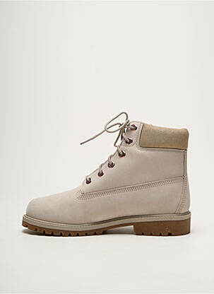 Bottines/boots tissage satiné talon plat jusqu'à 3cm gris TIMBERLAND femme