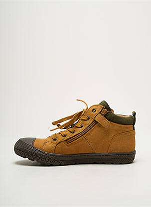 Baskets bout rond bout rond marron PALLADIUM garçon