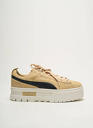 Baskets plateforme talon de 4 à 6cm beige PUMA femme