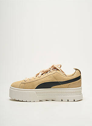 Baskets plateforme talon de 4 à 6cm beige PUMA femme