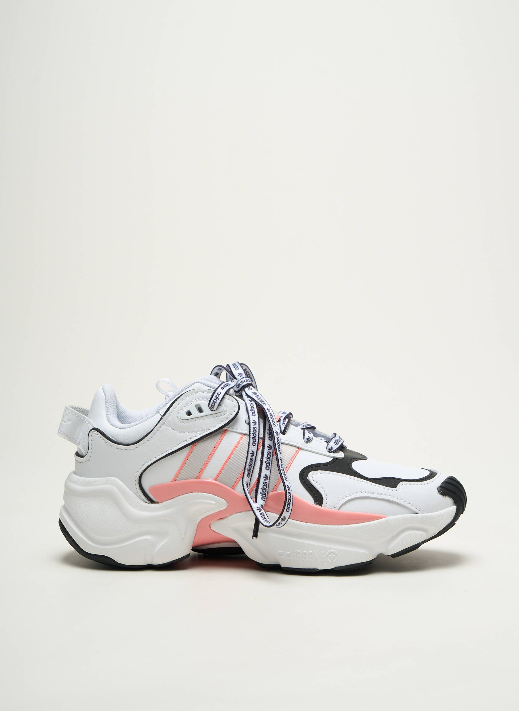 Baskets matière lisse talon de 4 à 6cm rose ADIDAS femme
