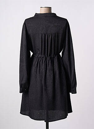 Robe courte manches longues manches longues noir CALIE femme
