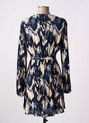 Robe courte manches longues manches longues bleu ONLY femme